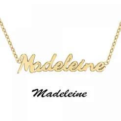 Collier Femme Athème - B2689-DORE-MADELEINE Acier Doré