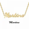 Collier Femme Athème - B2689-DORE-MARTINE Acier Doré