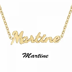 Collier Femme Athème - B2689-DORE-MARTINE Acier Doré