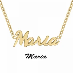 Collier Femme Athème - B2689-DORE-MARIA Acier Doré