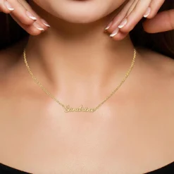 Collier Femme Athème - B2689-DORE-SANDRINE Acier Doré
