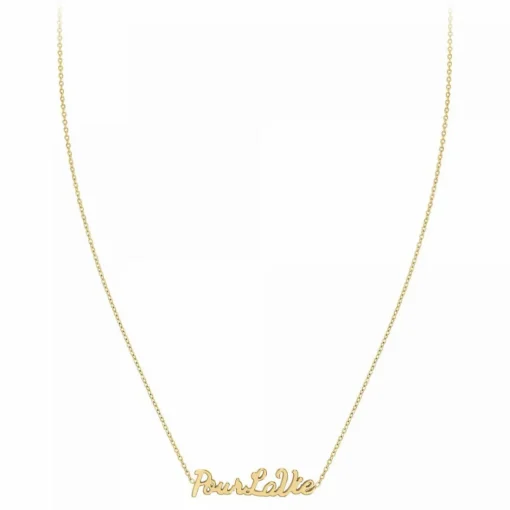 Collier Femme Athème - B2689-DORE-POURLAVIE Acier Doré