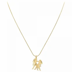 Collier Femme Athème - B2427-GEMEAUX Acier Doré
