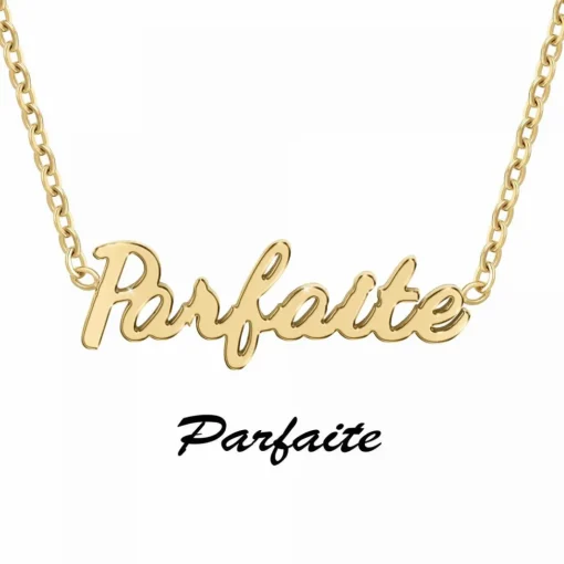 Collier Femme Athème B2689-DORE-PARFAITE - Acier Doré