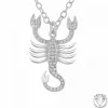 Collier Femme Athème B2425-SCORPION - Métal Argent