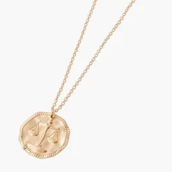 Collier Femme Balaboosté Astrologique Balance - 3502456531529 Métal Doré