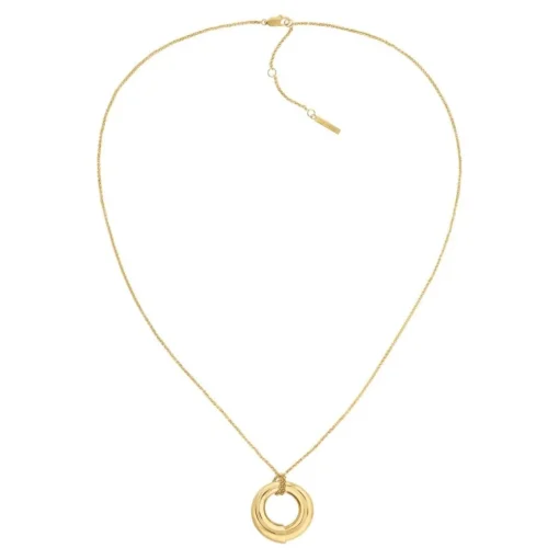 Collier Femme Calvin Klein Bijoux Ck Spiral - 35000761 Acier Doré