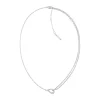 Collier Femme Calvin Klein Sculptured Drops - 35000080 Acier Argent
