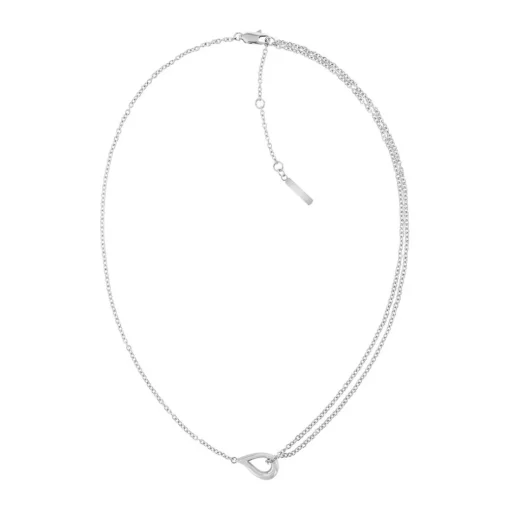 Collier Femme Calvin Klein Sculptured Drops - 35000080 Acier Argent