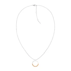 Collier Femme Calvin Klein Soft Square - 35000453 Acier Argent, Doré rose