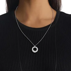 Collier Femme Calvin Klein Bijoux Ck Spiral - 35000760 Acier Argent