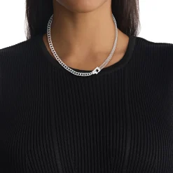 Collier Femme Calvin Klein Divergent Links - 35000465 Acier Argent