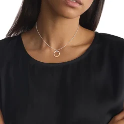 Collier Femme Calvin Klein Soft Square - 35000453 Acier Argent, Doré rose