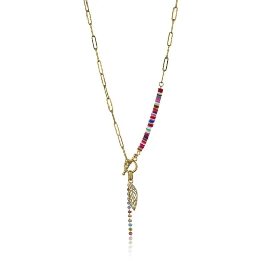 Collier femme Emily Westwood EWN23076G - Acier Doré