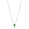 Collier femme Emily Westwood EWN23072G - Acier Doré et Vert