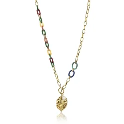 Collier femme Emily Westwood EWN23068G - Acier et acrylique Multicolore