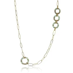 Collier femme Emily Westwood EWN23067G - Acier et acrylique Doré