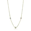 Collier femme Emily Westwood EWN23083G - Acier Doré et Blanc