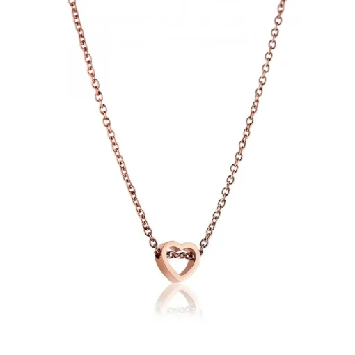 Collier Femme Emily Westwood WN1003R - Acier Doré rose