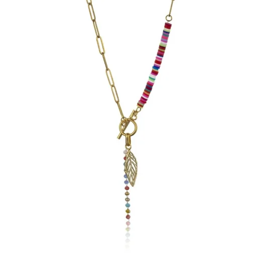 Collier femme Emily Westwood EWN23076G - Acier Doré