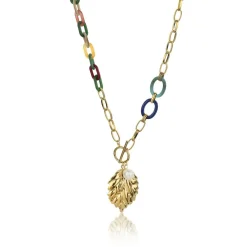 Collier femme Emily Westwood EWN23068G - Acier et acrylique Multicolore