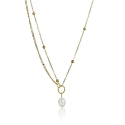 Collier femme Emily Westwood EWN23080G - Acier Doré