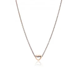 Collier Femme Emily Westwood WN1003R - Acier Doré rose