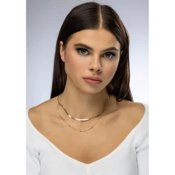 Collier femme Emily Westwood EWN23094G - Acier Doré