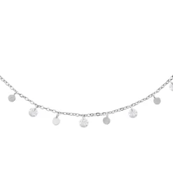 Collier femme fantaisie argent Maison de la Bijouterie VW35ZW45