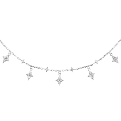 Collier femme fantaisie argent Maison de la Bijouterie VW35U345