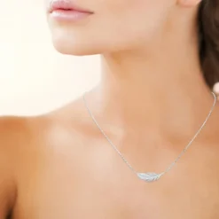 Collier Femme fantaisie oxyde zirconium Argent Maison de la Bijouterie VWZW3445