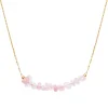 Collier femme fantaisie quartzite vert plaqué or Maison de la Bijouterie UW36YU45