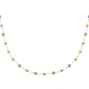 Collier femme fantaisie rubis zoisite plaqué or Maison de la Bijouterie UW3V3W50