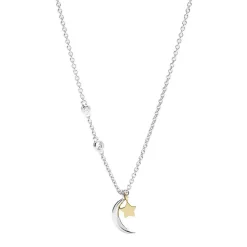 Collier Femme Fossil Bijoux-Argent Doré