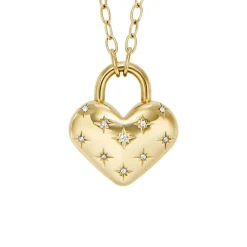 Collier Femme Fossil Bijoux Love Sadie - JF04829710 Acier inoxydable