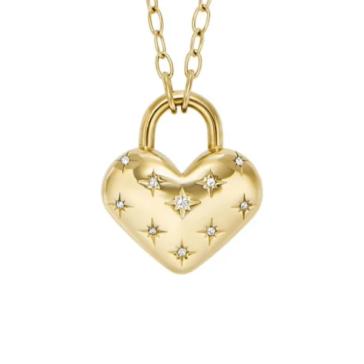 Collier Femme Fossil Bijoux Love Sadie - JF04829710 Acier inoxydable