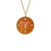 Collier Femme Fossil Bijoux Signes du Zodiaque Bélier - JF04838710 Acier inoxydable