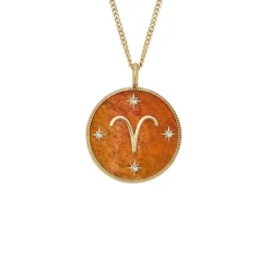Collier Femme Fossil Bijoux Signes du Zodiaque Bélier - JF04838710 Acier inoxydable