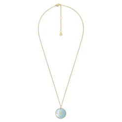 Collier Femme Fossil Bijoux Signes du Zodiaque Poissons - JF04848710 Acier inoxydable