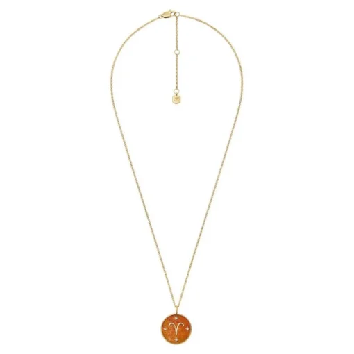 Collier Femme Fossil Bijoux Signes du Zodiaque Bélier - JF04838710 Acier inoxydable