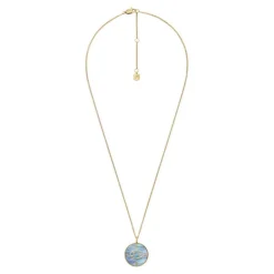 Collier Femme Fossil Bijoux Signes du Zodiaque Cancer - JF04841710 Acier inoxydable