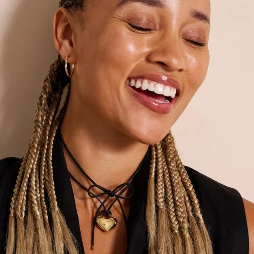 Collier Femme Fossil Bijoux Love Sadie - JF04830710 Cuir