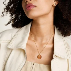 Collier Femme Fossil Bijoux Signes du Zodiaque Bélier - JF04838710 Acier inoxydable