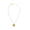 Collier Femme Guess Bijoux Seashell JUBN05132JWYG Acier Doré