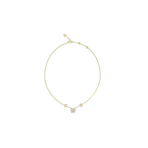 Collier Femme Guess Bijoux Shining Winter - JUBN04470JWYG Acier Doré