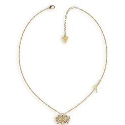 Collier Femme Guess Bijoux - A-BOW YOU JUBN01501JWYG Acier Doré