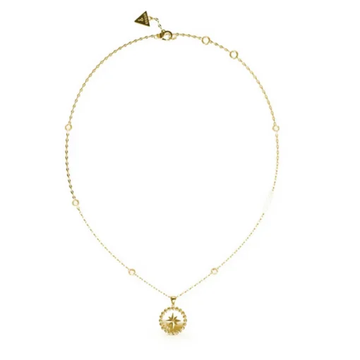 Collier Femme Guess Bijoux - JUBN02201JWYG MONETE Acier Doré
