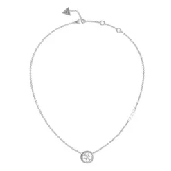 Collier Femme Guess Bijoux - JUBN02141JWRH LIFE IN 4G Acier Argent