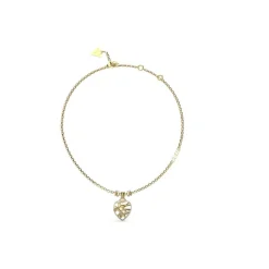 Collier femme Guess Bijoux - JUBN03099JWYG HEART CAGE Acier Doré