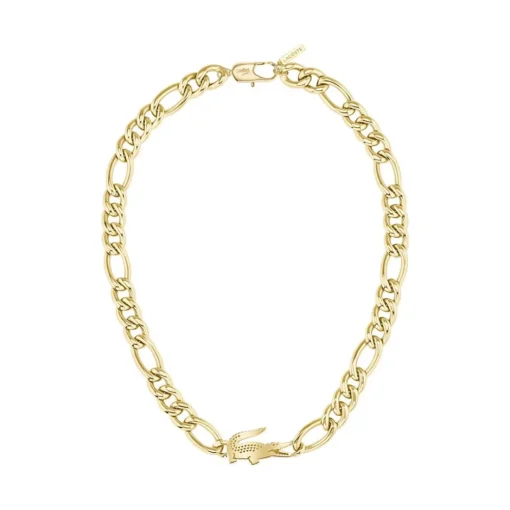 Collier Femme Lacoste Crocodile - 2040372 Acier Doré